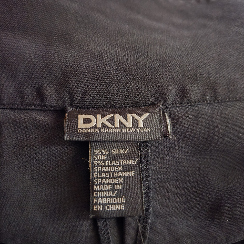 Vintage Y2k DKNY Black Midi Skirt ! - Picture 8 of 8